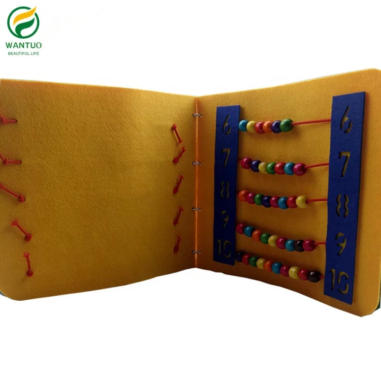 wholesale felt baby quiet bath books soft fabric baby cloth book