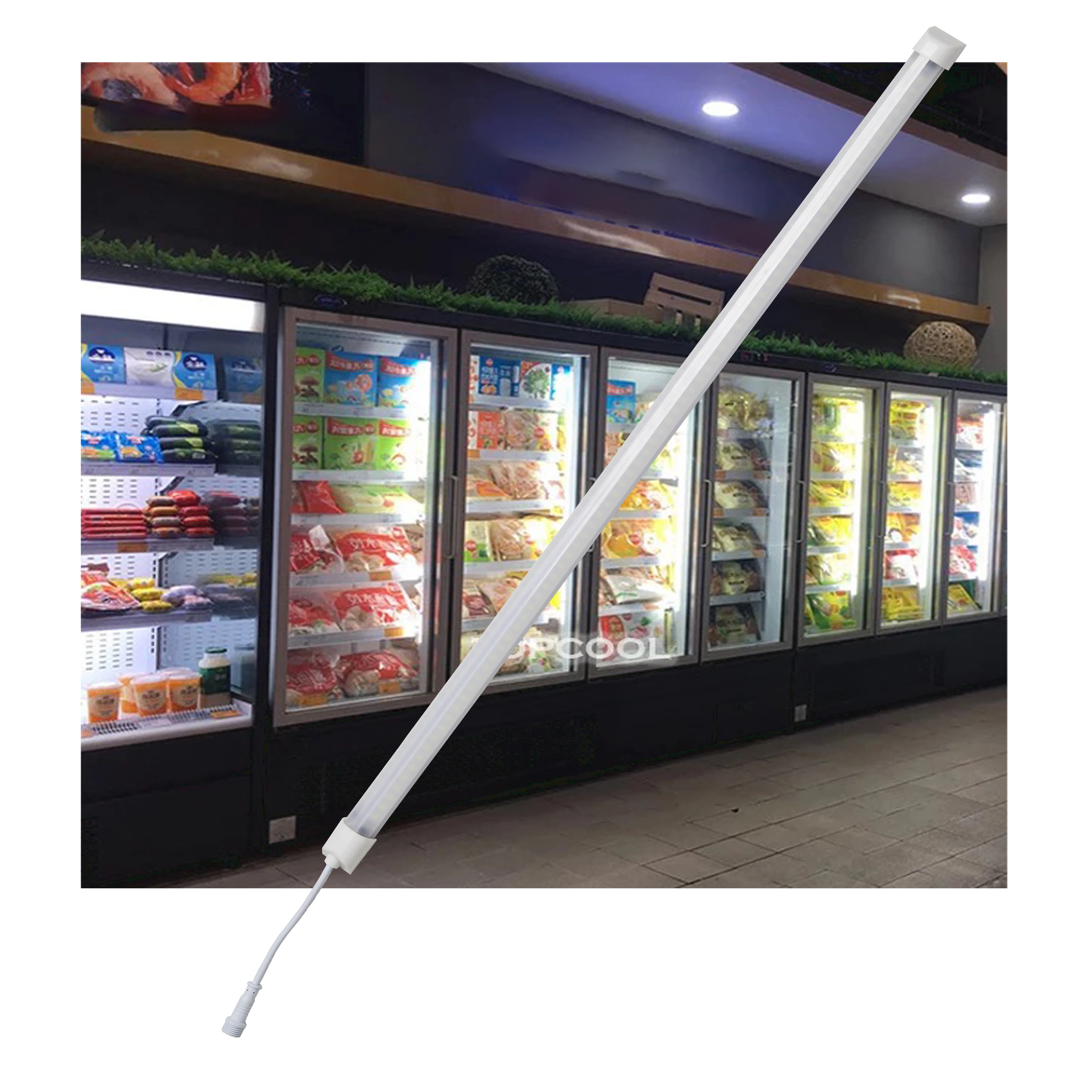12-220V IP66 Waterproof Refrigerator Milk Cabinet Freezer LED Light
