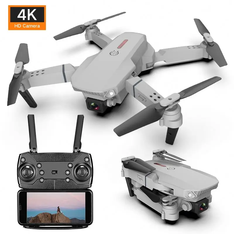 Cheap Drones E88 Valdus 2022 Long Distance Control Big Battery Wifi Quadcopter Motor 4k Hd Camera Mini Drone