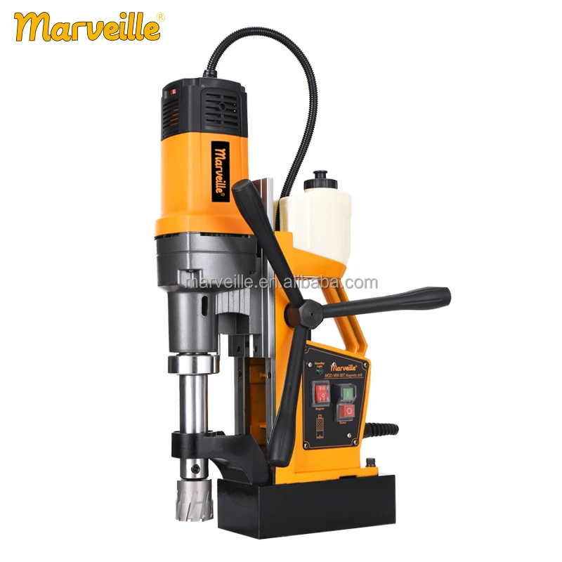 Marveille MW-68T 2000W 200-600 R/min 18500N 68 mm Annular Cutter Magnetic Drill Machine 220v