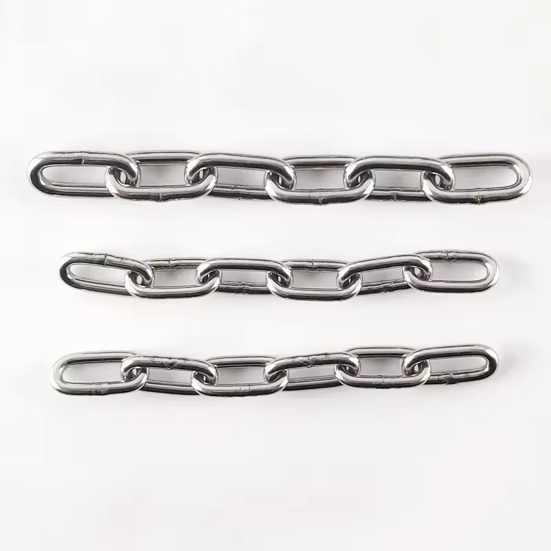 Stainless Steel Chain SS304/316 DIN5685 Short/Long Link Chain