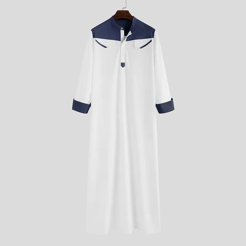 Wholesale male religion wear long sleeve arabic dubai thobe abaya muslim