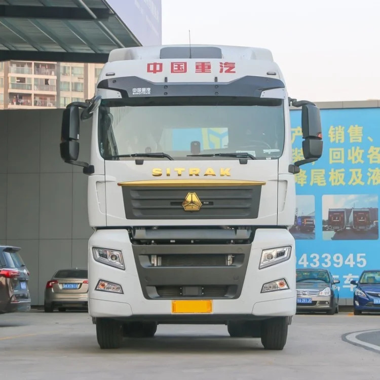 Б/у Euro 6 Sinotruk Sitrak 4*2 головка Тяжелого Грузовика автоматическая система кондиционирования воздуха дизельный и Cng тягач