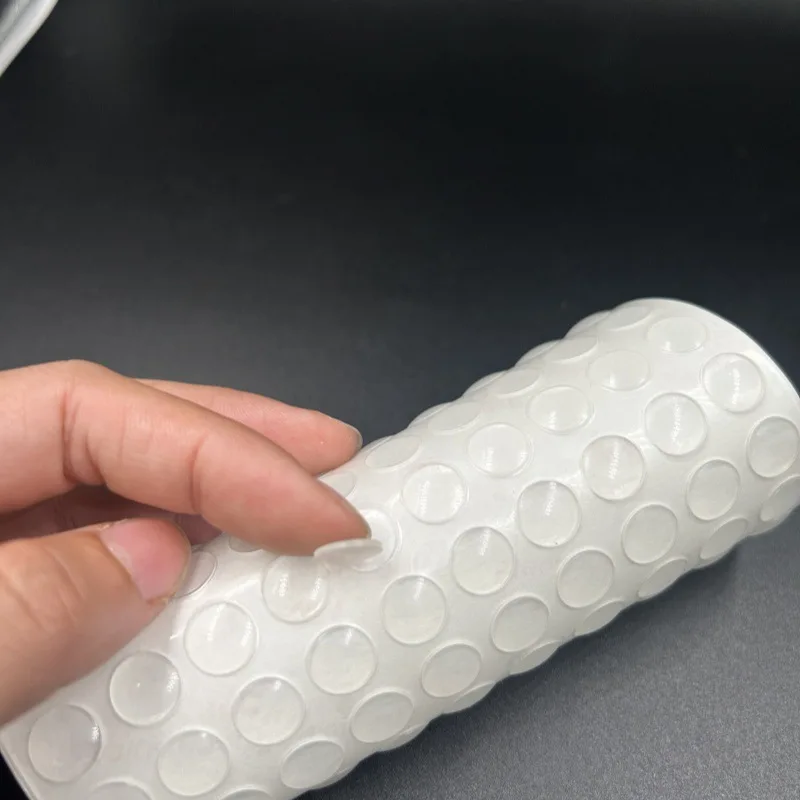 Transparent silicone glass table rubber bumpers small bumper pads silicon pad tablet strip silicone bumper