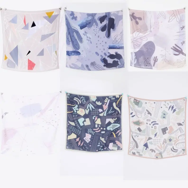 High Quality Comfortable Islamic Clothing Long Underscarf Singapour Inner Scarves shawl printing women square hijab scarf