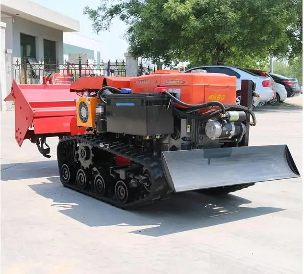 Electric remote control weeding micro-tiller rotary cultivator For orchard farm