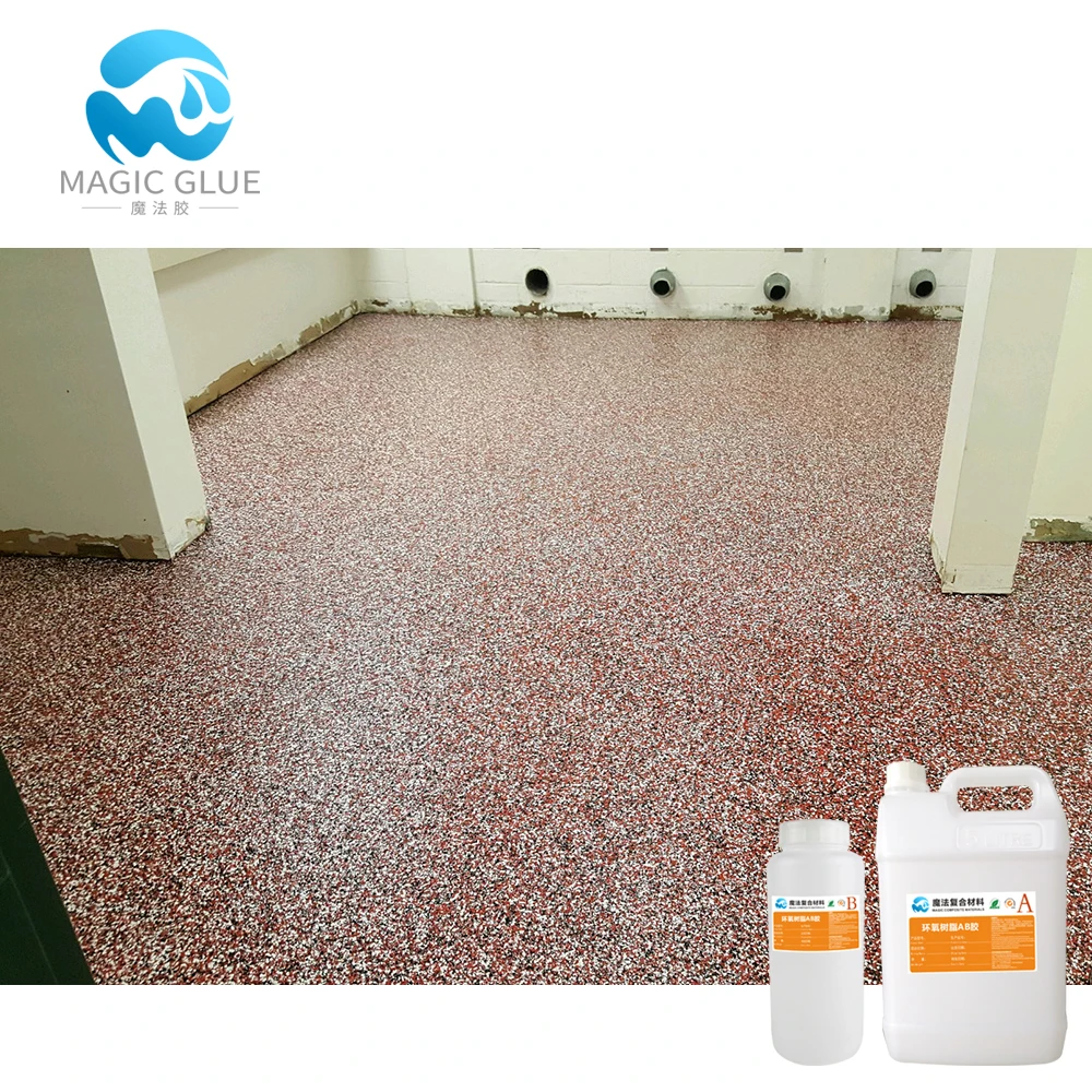 DIY Non-Toxic AB Liquid Flake Flooring Epoxy Resin for Home Decoration