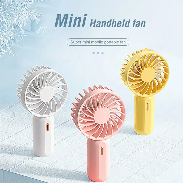 2022 New Portable Battery Mini Handheld Fan Wholesale Custom Electric Handy Fan Lash Hand Held Mini Fan