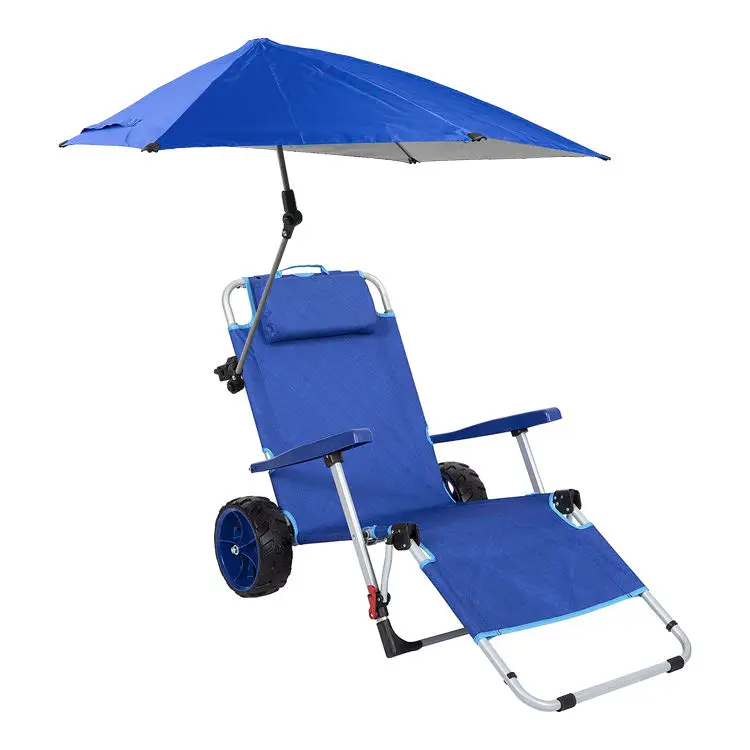 OEM Outdoor Furniture Adjustable Outdoor Chair Outdoor Wagon Pull Cart 3 In 1 Cooler Backpack Beach Chair With Cooler Bag