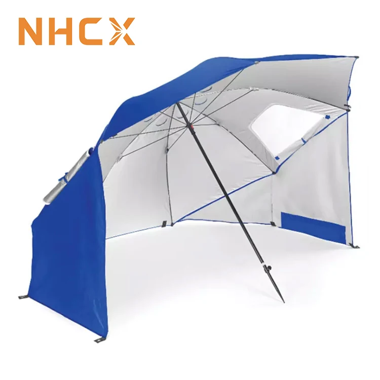Пляжный зонт NHCX Sea Umbrella, большая палатка для кемпинга, защита от солнца, дождя, навес