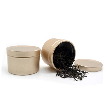 Custom logo 50ml D50*H35mm aluminum metal can for cosmetic container candles metal tin can jars