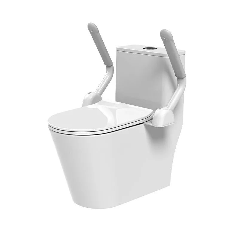 Grab Bar Bathroom Handrails Mild Steel Toilet Folding White Color Safety Therapy Origin Type Supplies Rehabilitation FUJ