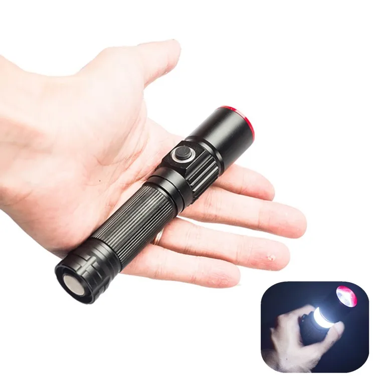 New arrival promotion item U2 q5 lens Zoom Rechargeable Flashlight Led Pocket Cheap aluminum Torch Light