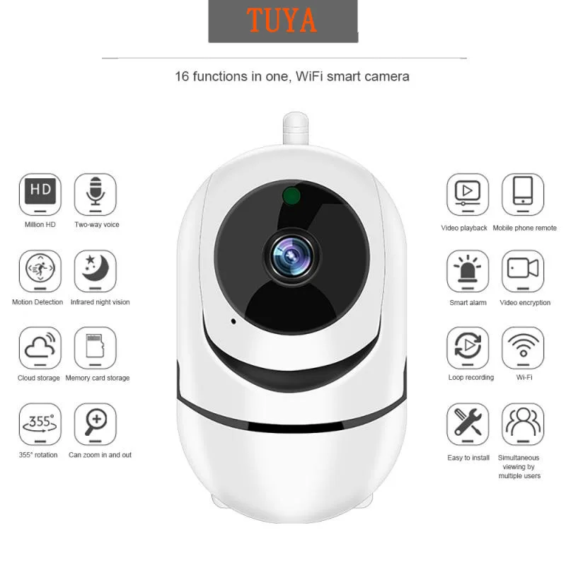 MVAVA HD ночное видение H.264 TF карта хранения IP-камеры беспроводная домашняя камера безопасности мини