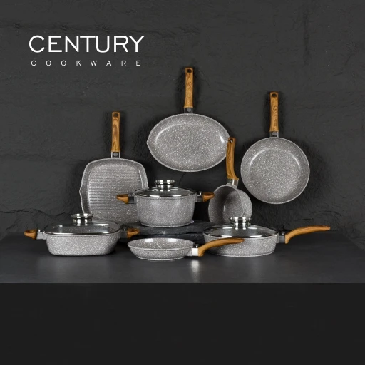 Century High Quality National Best-Selling Stainless Steel Cookware Set Aluminium Milk Pot Kitchen Saucepan for Cooking
