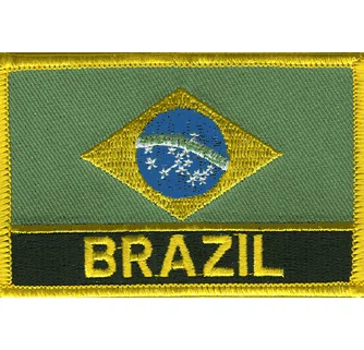 Hook And Loop Patch With Latin American Flags Custom Flat Patches