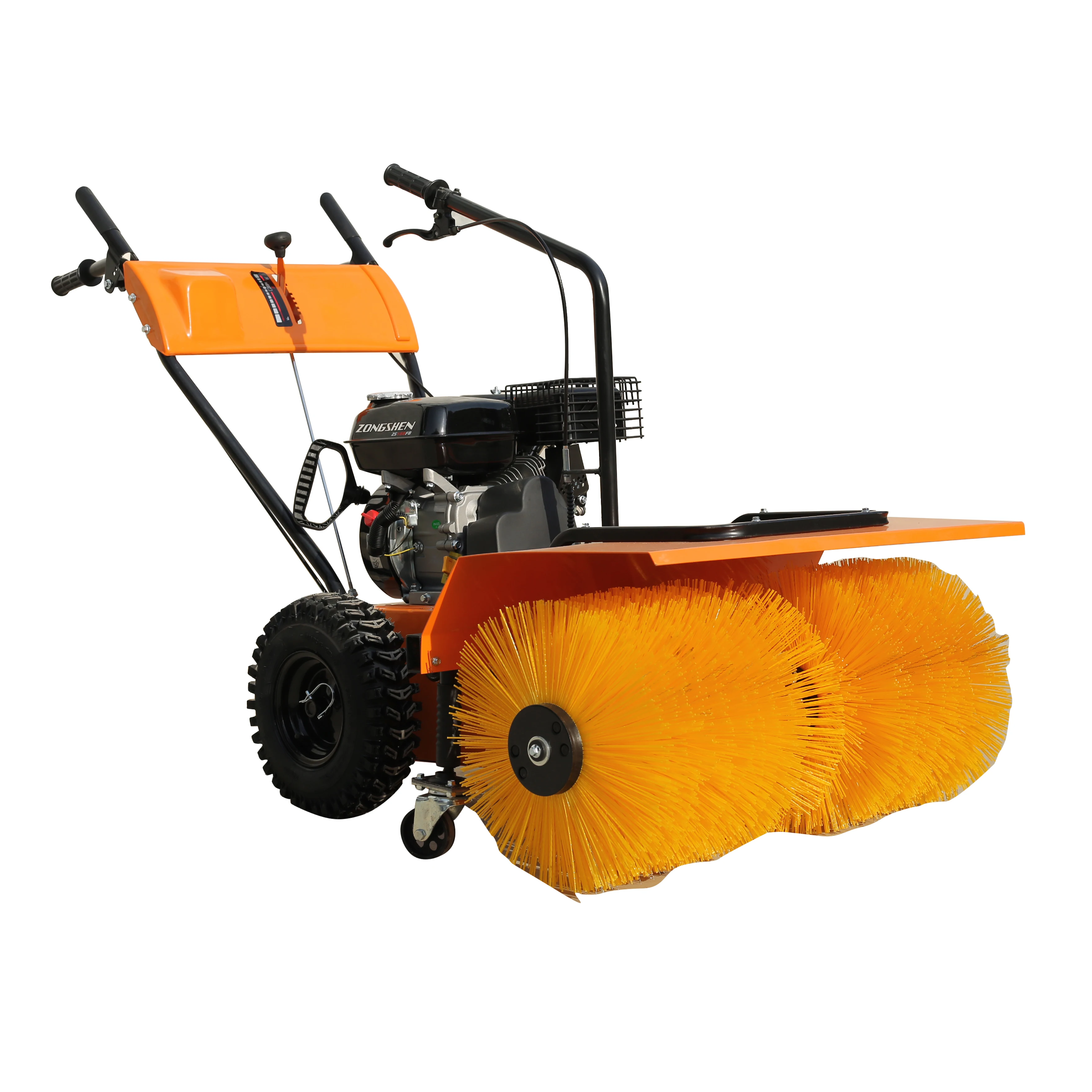 6.5hp 13hp бензиновый двигатель мощный дорожный подметальный уборочный аппарат с рабочей шириной