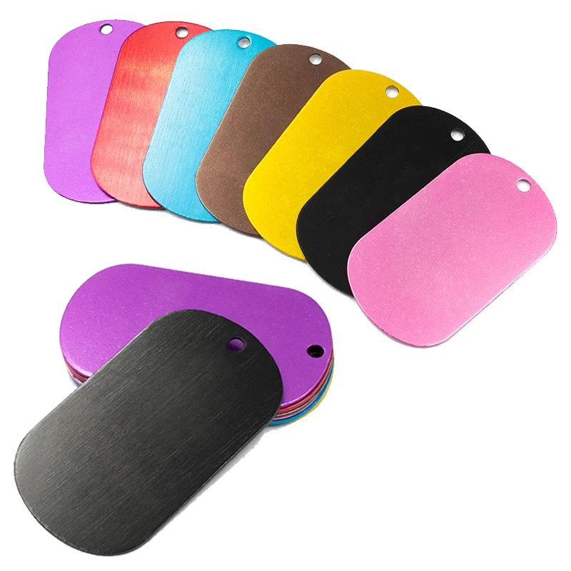 Dog Tag Holder Custom Metal Sublimation Enamel Man Laser Personalized Metal Stainless Steel Tags Cat Id Dog Tag For Pets