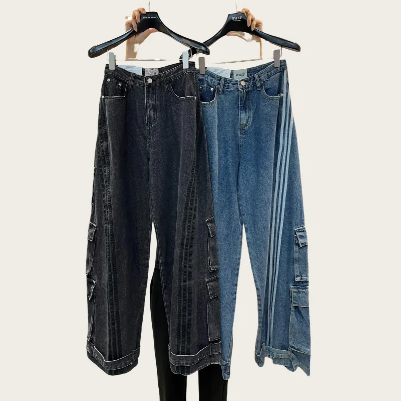 Manufacturer Wholesale women fashion pants Quality Guarantee ladies smart casual pants baggy jeans for girls