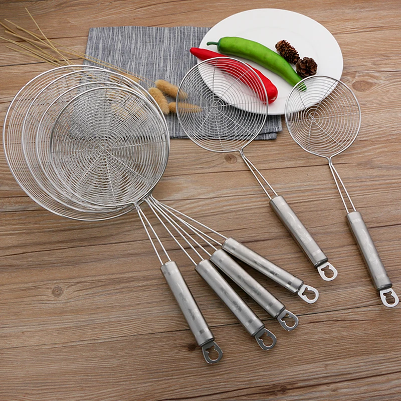 High quality  filter  fried  foods noodle strainer  household kitchen utensils stainless steel strainer