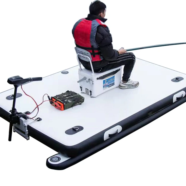 2m 3m 4m Dock Platform Inflatable Water Mat For Water Sports
