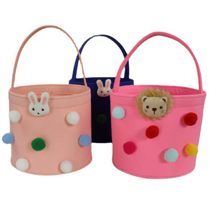 Small Size Tote Non-woven Women Cosmetic Felt Storage Insert Bag Handbag with Low Price