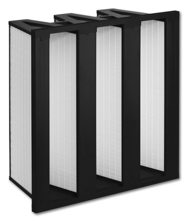 Medium efficiency F7 F8 F9 V-type air filter