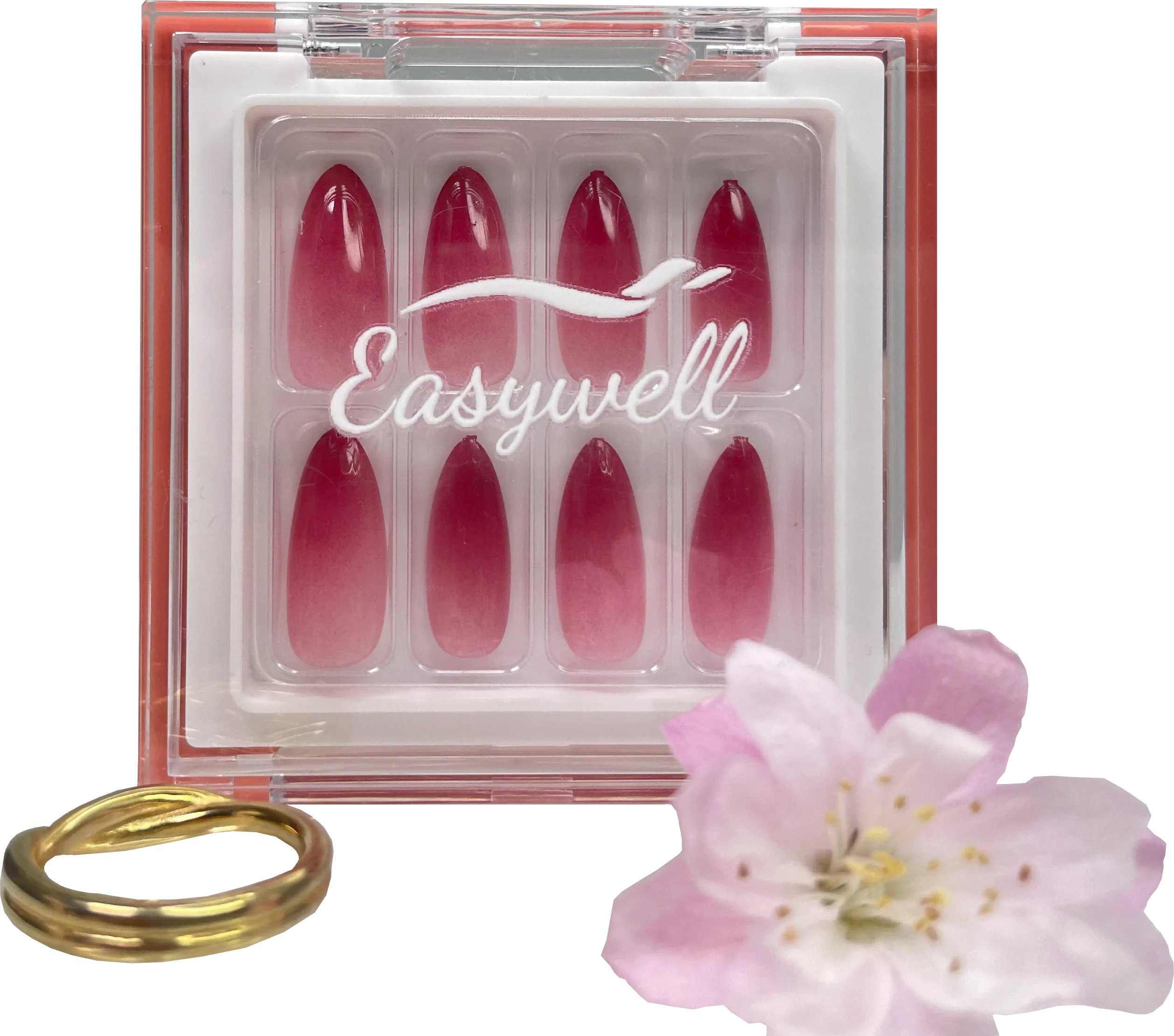 Fashion Trending Gel nails fingernails luxury false nail  with glue custom press on nails packaging box