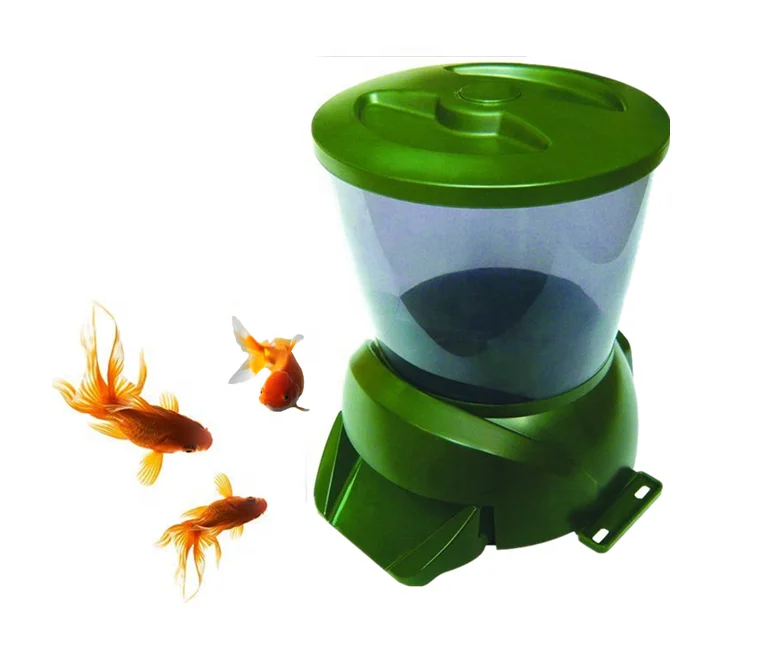 Automatic Pond Aquarium Tank Digital Fish Feeder with large capacity automatic fish feeder