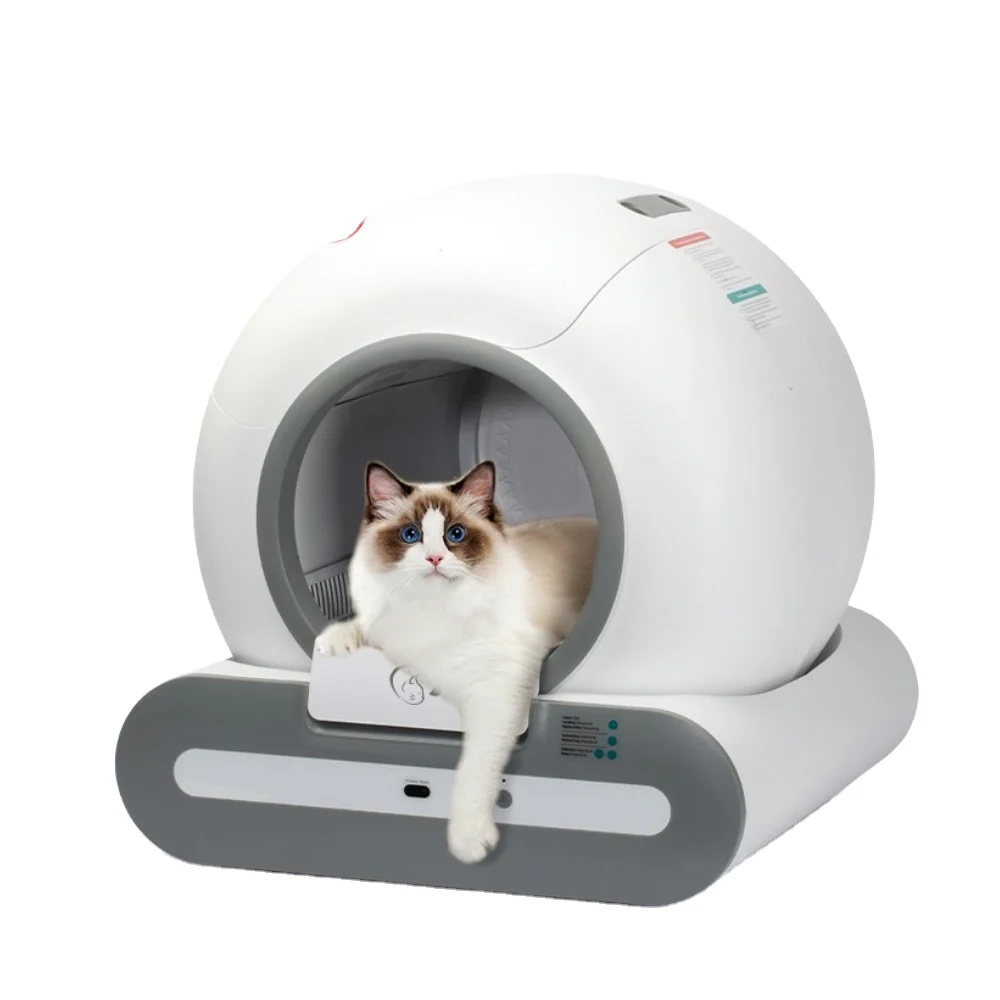 2024 New wn  Intelligent OTA Automatic Smart Cat Litter Box Self Cleaning Litter Box for Cats