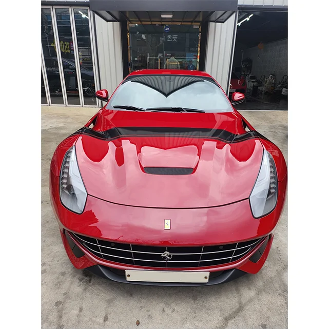 Hot sale of well-maintained red body and red seats supercar F12 Berlinetta short range 29000 km used sports car