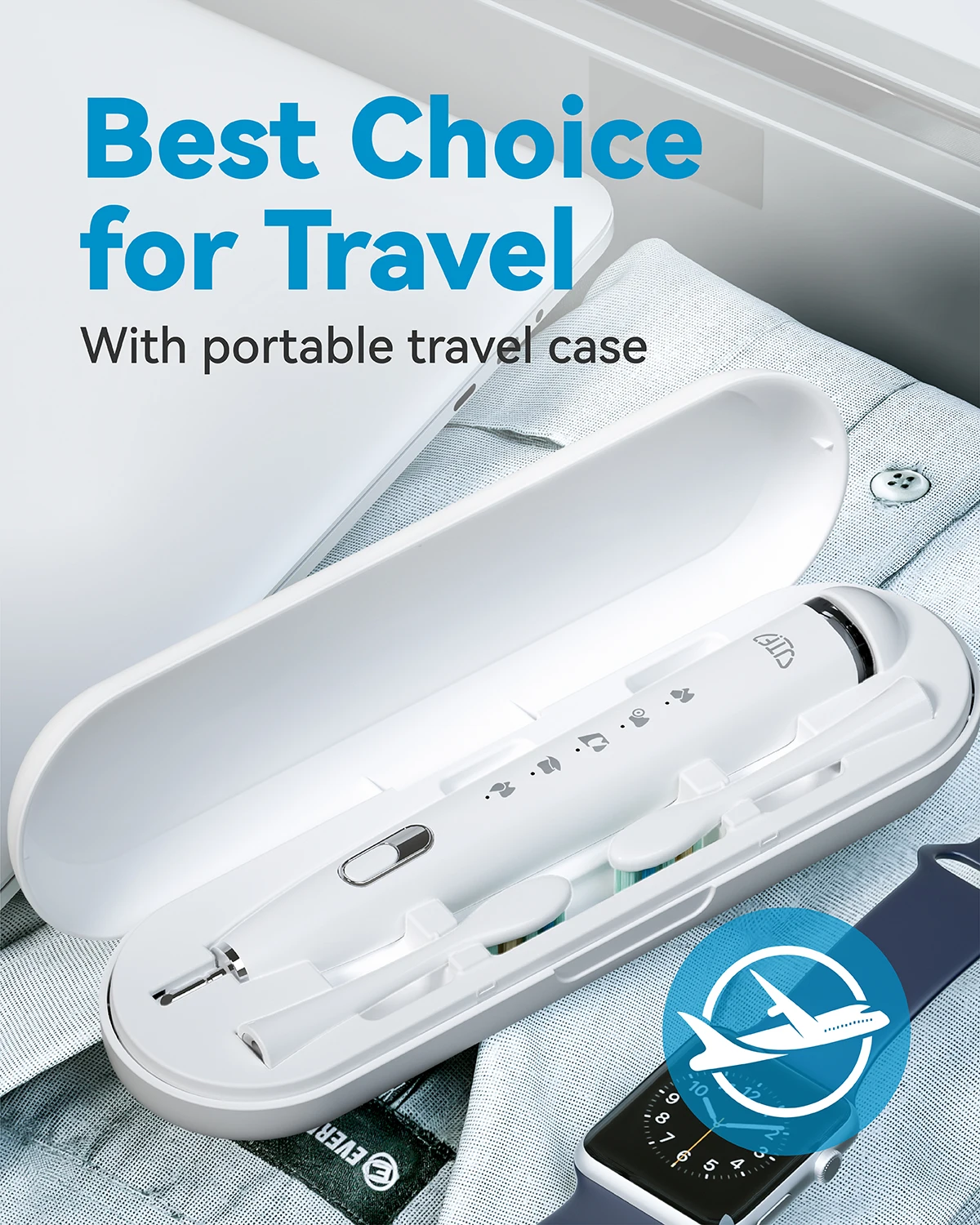 2023 New Type dental care sonic motor small portable travel electric toothbrush slim with box packaging