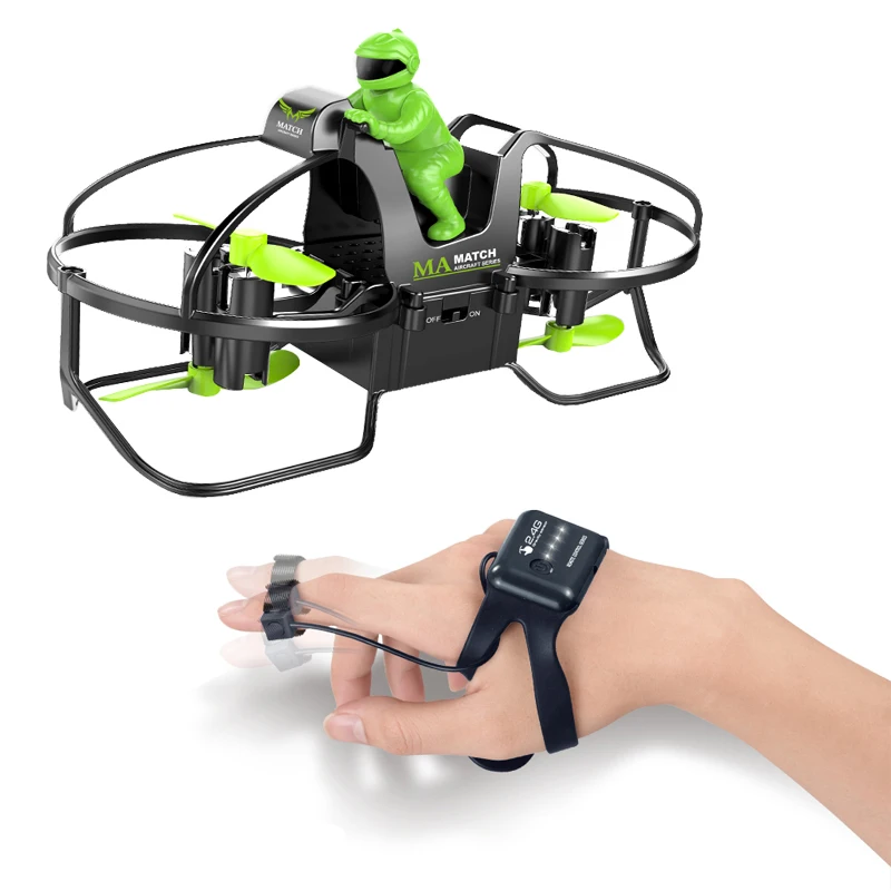 
New arrival aircraft hand watch gravity sensing control rc drone 