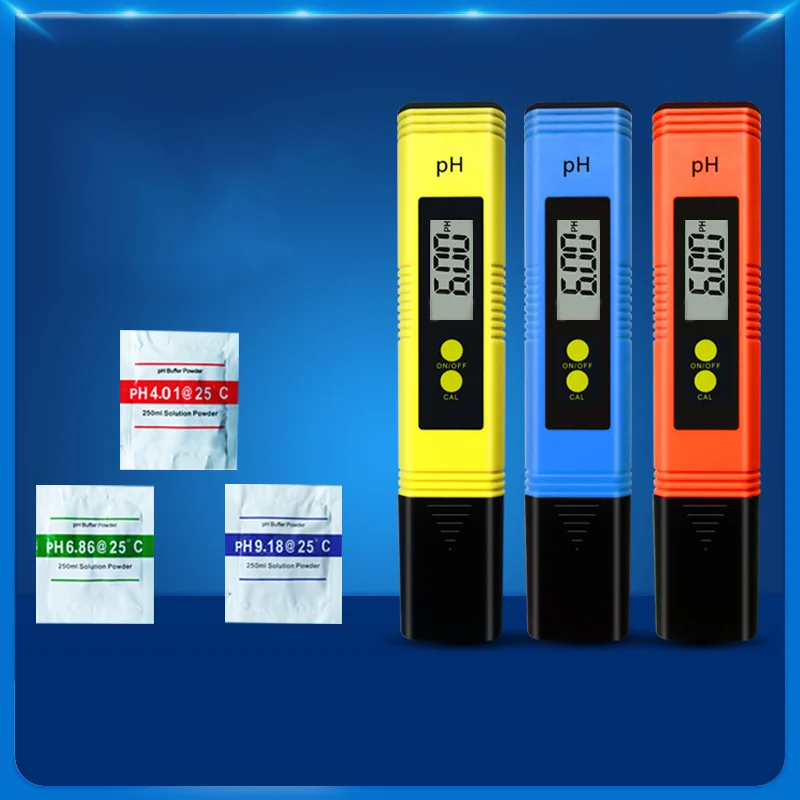 Portable Button PH Test Pen Acidity Meter Aquarium PH Tester Meter