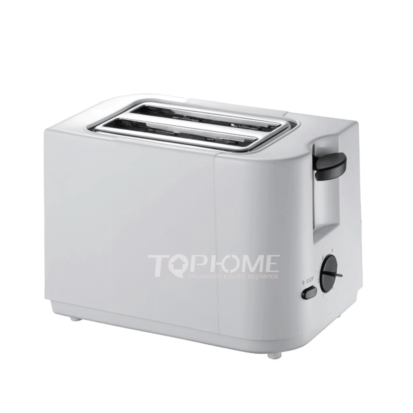 ETL 2 Slice Home Kitchen Withe Electric Bread Toaster