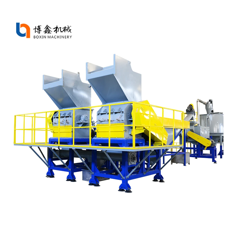 Кг/ч 500 выход ПЭТ-бутылки ПЭТ-хлопья дробления линия промывки и переработки