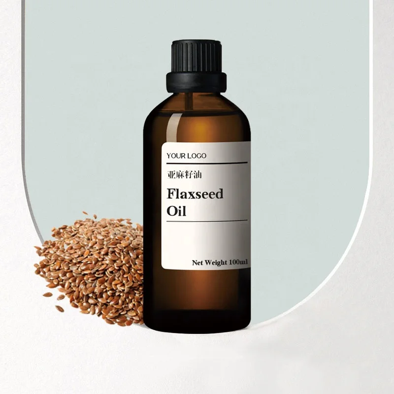 Linseed Oil Seed Herbal Extract Linseed Carrier Oil Flexseed Oil Bulk For Persona Beauty Care