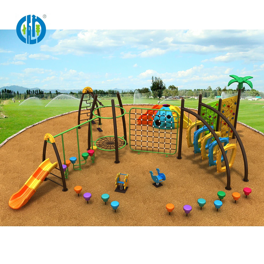 Children amusement park funny style physical training outdoor net playground