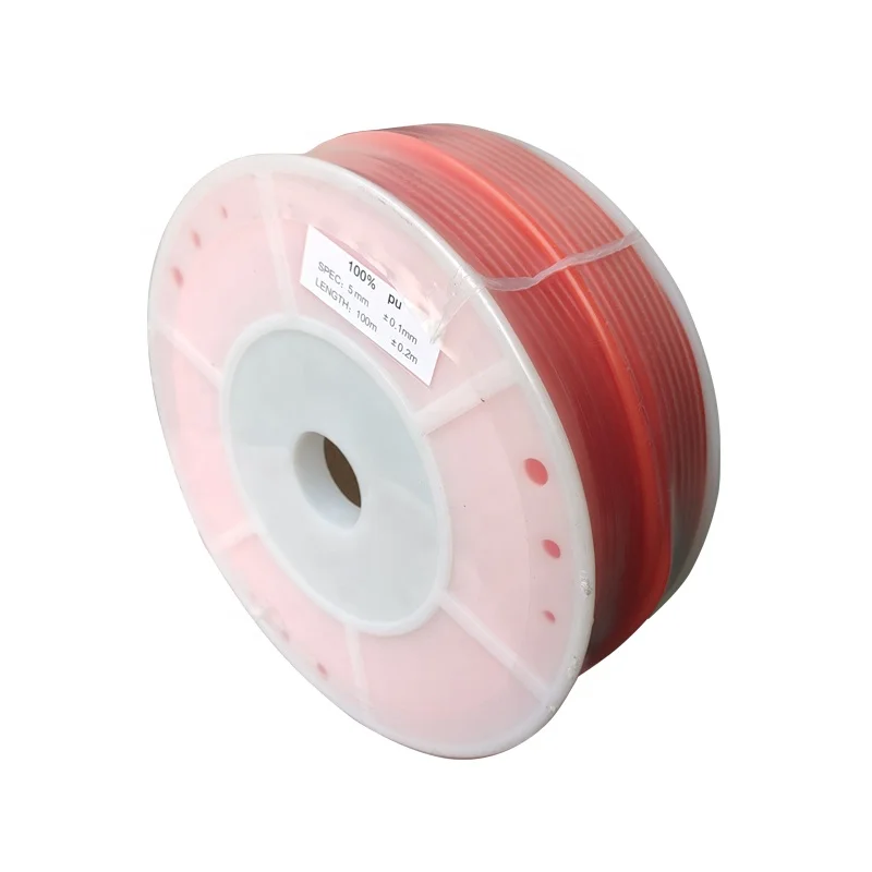 Smooth matte surface open ended belt Pu Round drive Belt