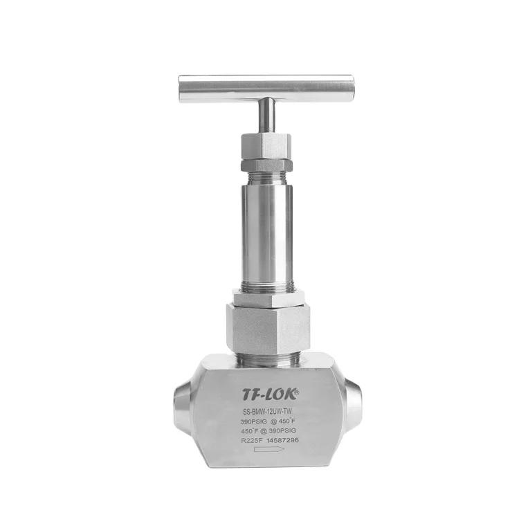 CNG Gas Stainless Steel In-line Needle Valve Socket Weld Bellows Sealed Needle Valves Swagelok Low Temperature Valves