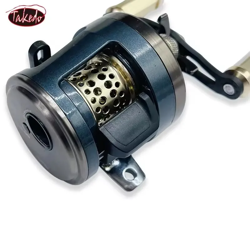 TAKEDO ST07 Baitcasting Fishing Reel 11+1B 6.2:1 Super Light Slip Bait Wheel Brake Reels  Rocker For Fishing