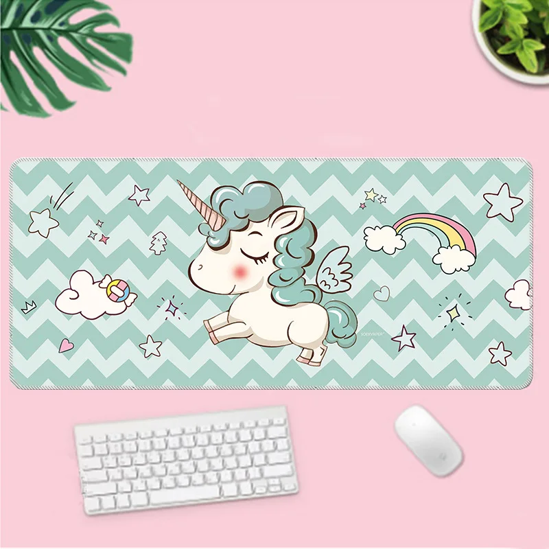 Пользовательский сублимационный принтер аниме мультфильм 900X400 прошитый геймерский коврик для мыши Коврик для мыши