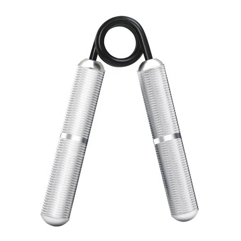 Custom new aluminum alloy metal hand grip fitness type spring steel type for professional hand training