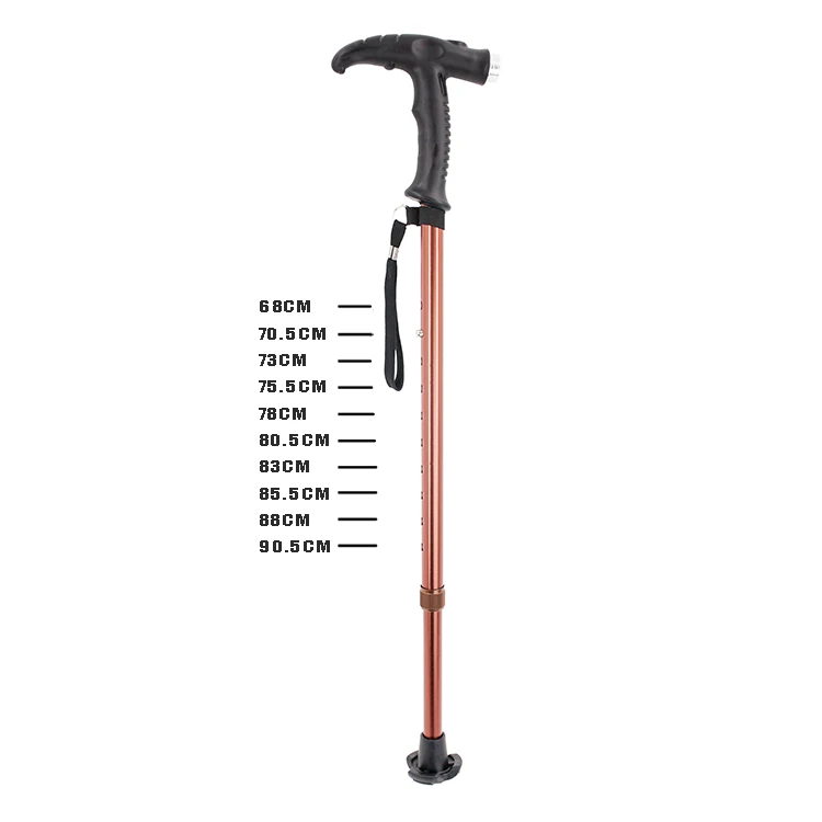 
Best selling products rehabilitation therapy supplies NL-WS-1625 with lights telescopic walking stick cane,walking aid cane 