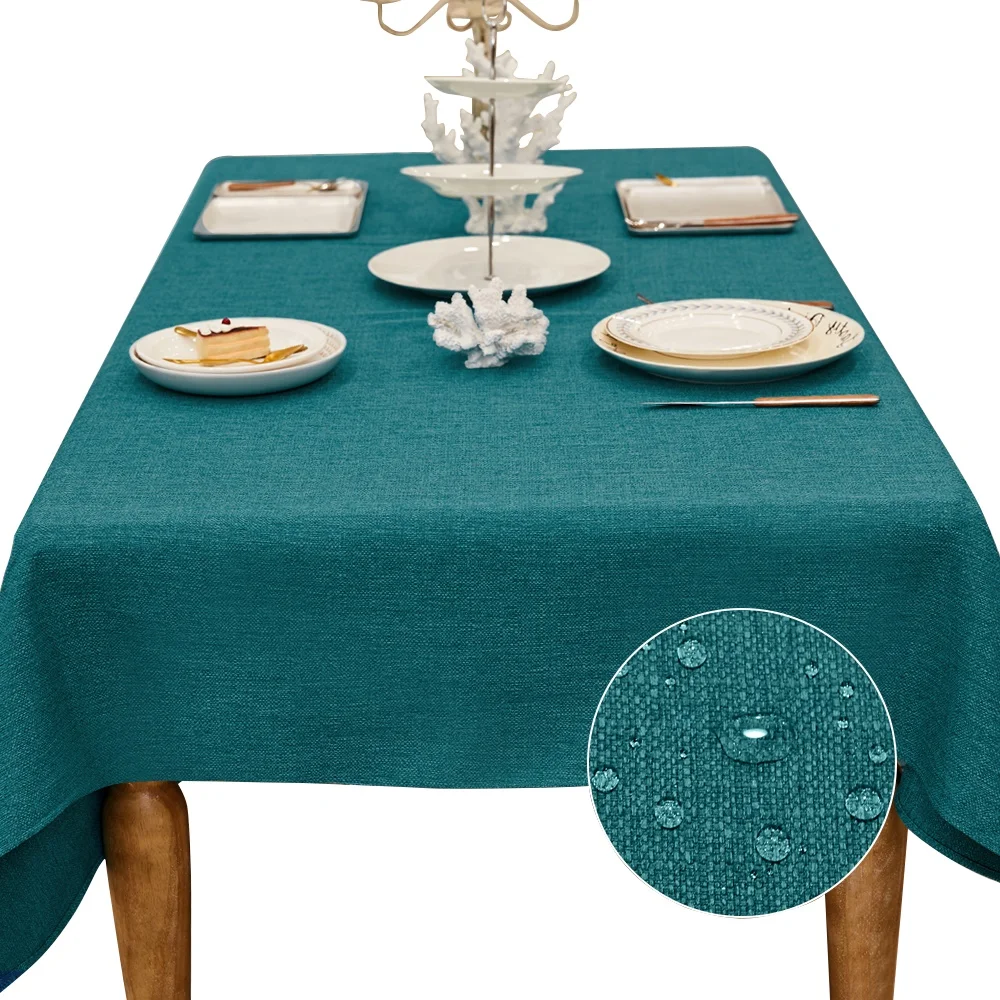 Birthday Supplies Party Linen Table Cloth for Pool Tables Vintage Polyester Wedding Table Clothes Covers