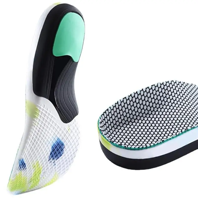 Sports Running  EVA Ortholite Damping Shoe Insole Orthopedic Flat Feet Plantar Fasciitis Arch TPU Support Foot Insoles