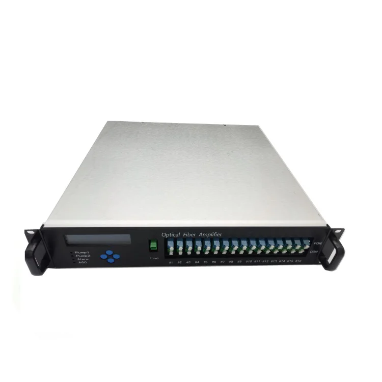 HFC CATV EDFA 16 Port Optical Fiber 1550 EDFA Optical Amplifier