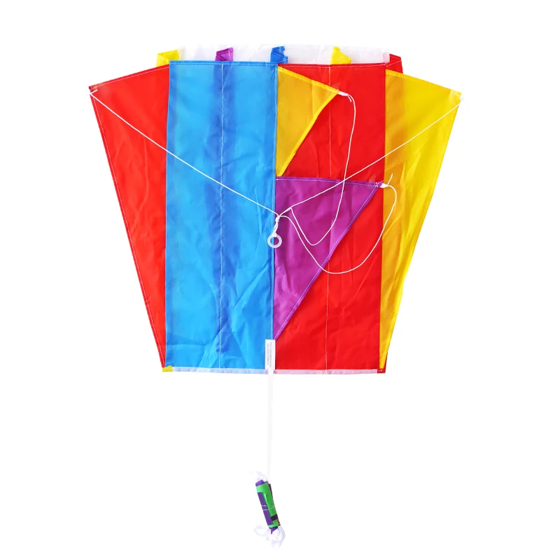 Custom made easy flying toys gift multicolor stitching Soft power parafoil pocket sled mini supermarket kite