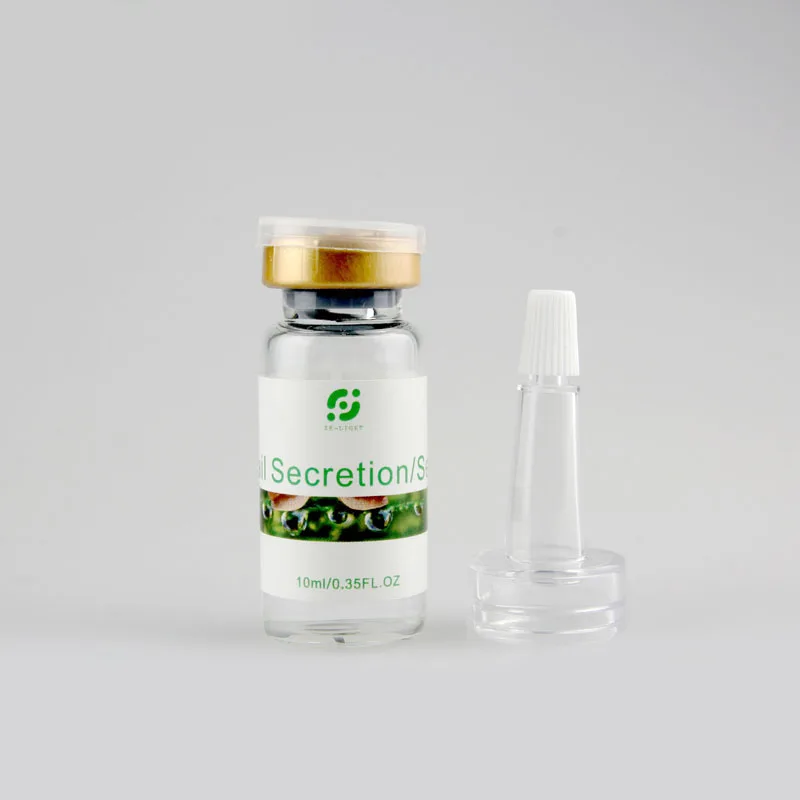 High quality snail100% hyaluronicy acidy liquid whitening spot shrink pores ampoule anti-acne regenerative Skin Care Serum