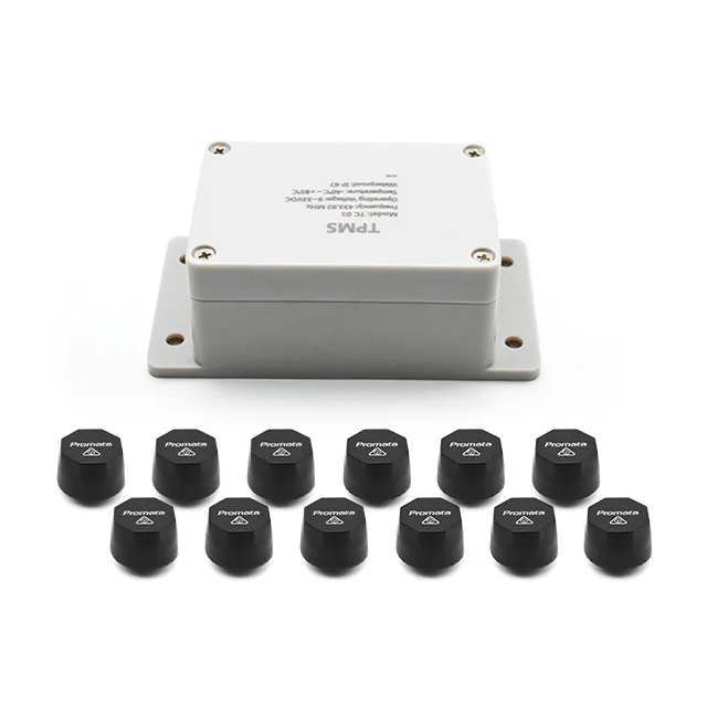 Smart TPMS for Trucks & Trailers Monitors Up to 110 Tires, Real-Time Pressure & Temp Alerts, Hook-Drop Detection